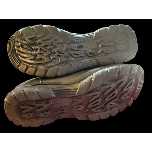 Black Fur Lined Ankle Boots Made In Canada Size 7 - Picture 9 of 16